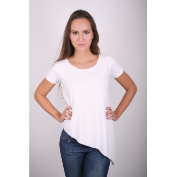 T-shirt Modal Asimmetrica Donna - Vesti 